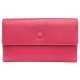 Compagnon de voyage - chéquier - porte monnaie spacieux - double face cuir souple