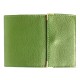 Porte chéquier long pliant talon gauche avec carte bancaire compact en cuir disponible dans plusieurs couleur