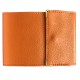 Porte chéquier long pliant talon gauche avec carte bancaire compact en cuir disponible dans plusieurs couleur