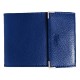Porte chéquier long pliant talon gauche avec carte bancaire compact en cuir disponible dans plusieurs couleur