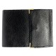 Porte chéquier long pliant talon gauche avec carte bancaire compact en cuir disponible dans plusieurs couleur