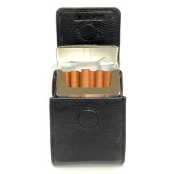 Etui paquet 20 cigarettes - Porte cigarette - format taille standard cuir graine souple plusieur couleur