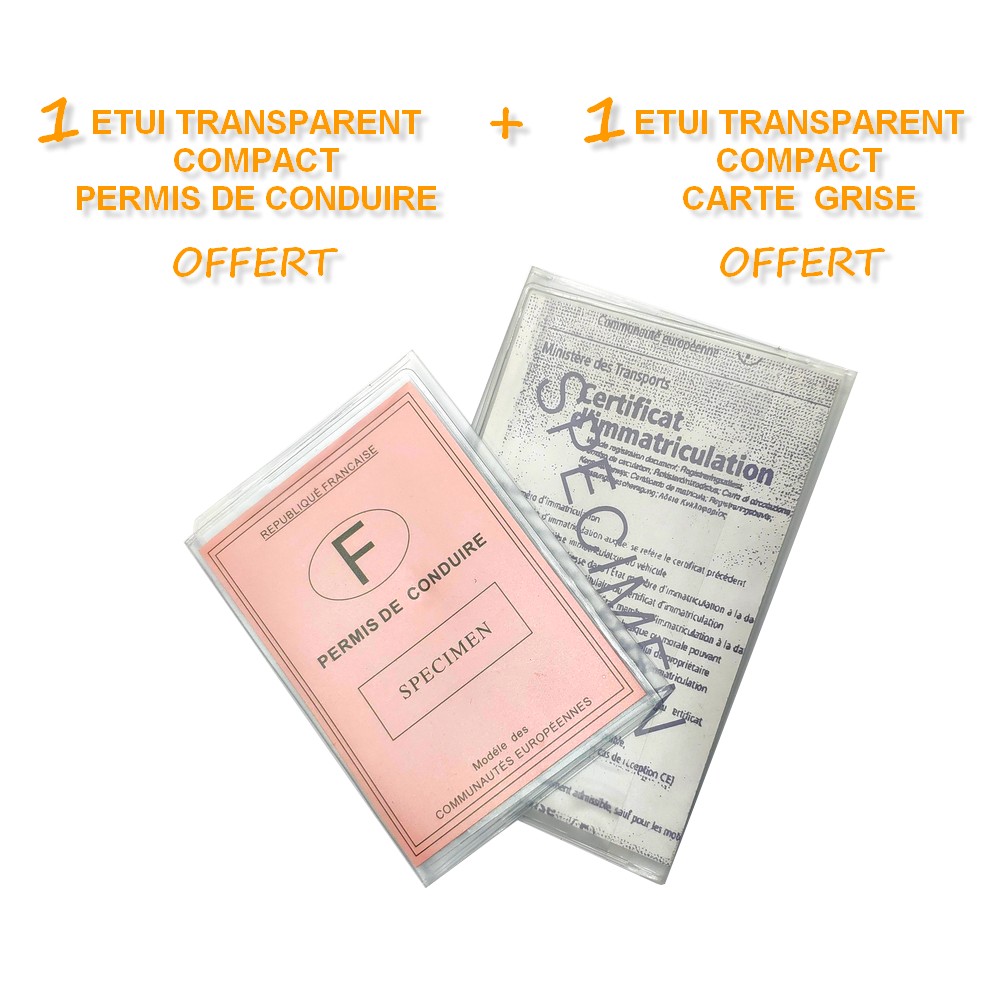 Porte papier voiture enveloppe (permis de conduire, carte grise,cartes –  Lilosac