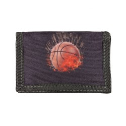 Portefeuille scratch ado classique motif basketball, Porte monnaie, Billet, Carte, Identité, Permis en toile