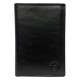 Grand portefeuille homme cuir véritable RFID-NFC 3 volets pour carte grise, permis, identité, cartes, billet et monnaie