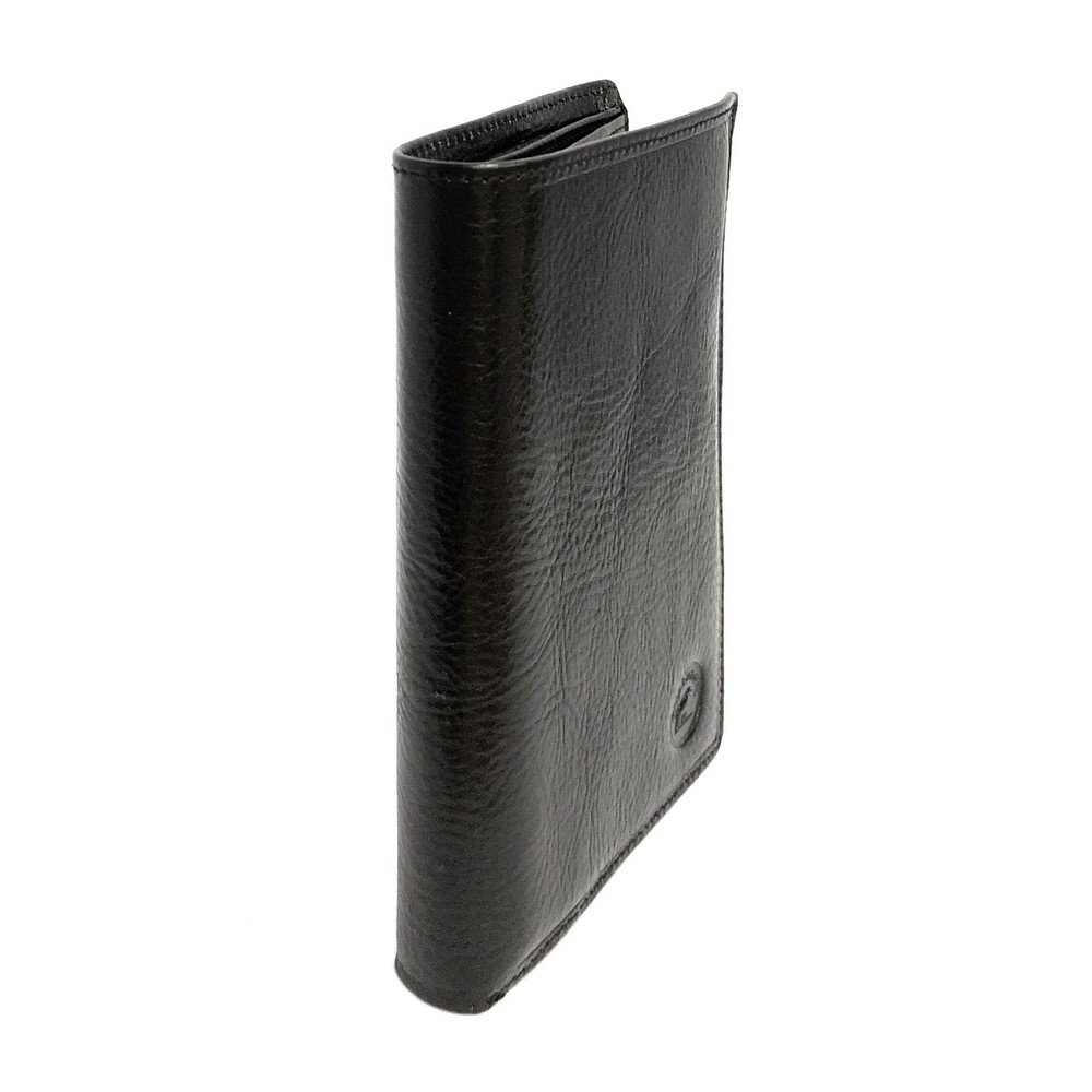 Grand portefeuille homme cuir véritable RFID-NFC 4 volets pour carte grise,  permis, identité, cartes, billet