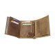 Portefeuille Camion Cuir vintage, RFID Blocage, 3 volets avec pression, carte, permis, identité et monnaie - Idée cadeau