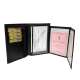 Grand portefeuille souple 4 volets pour 8 Cartes, Billet, Monnaie , Permis, Identité, Carte grise, en simili cuir