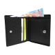 Porte monnaie cuir véritable compact et spacieux pour pièces, billets et 2 cartes, homme / femme plusieurs couleur Porte monnaie cuir véritable compact et spacieux pour pièces, billets et 2 cartes, homme / femme plusieurs couleur