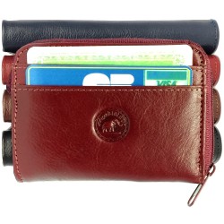 Petit Porte-monnaie zip clé cuir