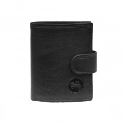 Porte monnaie cuir véritable, Protection RFID Blocage, compact et spacieux pour pièces, billets et 2 cartes bancaire, homme et femme