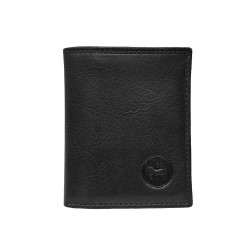 Porte monnaie cuir véritable, RFID Blocage, compact et spacieux pour pièces, billets et 2 cartes bancaire, Pour Homme / Femme, Cuir Vachette Véritable