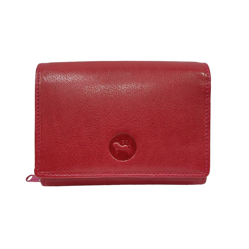 Porte-monnaie femme cuir véritable, RFID Blocage, multi compartiments,  portefeuille, compagnon, pour 12 cartes, billet, monnaie