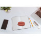 Porte-monnaie forme grain de café - 1 fermeture - Bonne qualité en cuir vachette souple