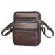 Petit Sac à Bandoulière Homme, en Cuir Verticale, pour Portefeuille, Clé et Téléphone toute taille petit ou grand
