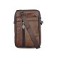 Mini Sac à Bandoulière Homme, en Cuir Verticale, pour Portefeuille, Clé et Téléphone toute taille petit ou grand